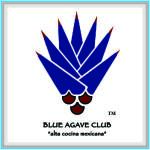 This is a photo of Blue Agave Club logo with a blue border around it.